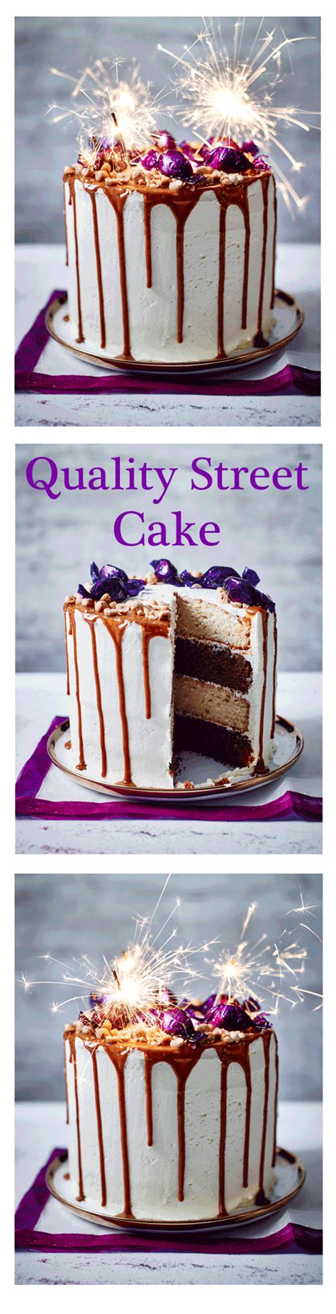 Quality Street cake | Sainsbury`s Magazine | Recipe | New birthday cake, Birthday cake flavors ...
