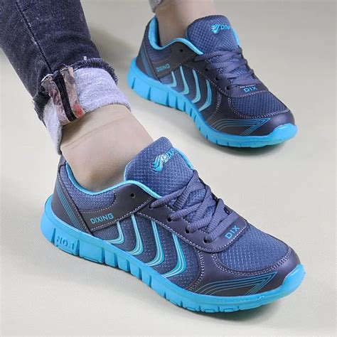 Women Sneakers 2018 New Couple Shoes Women Breathable Lightweight Female White Women Casual ...