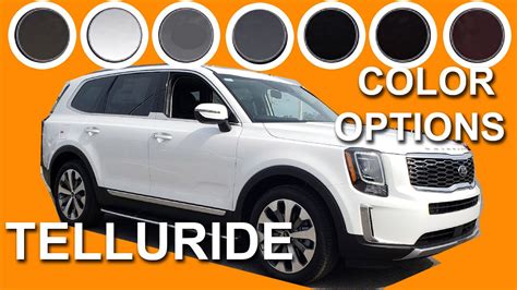 Kia Telluride - Color Options Buying Guide - YouTube