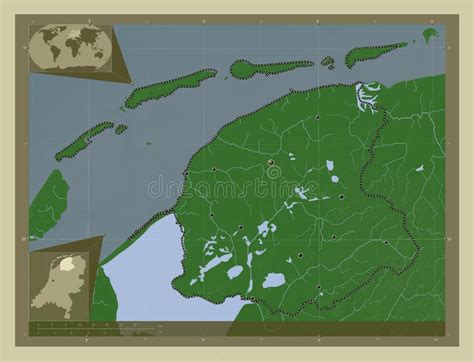 Friesland, Netherlands. Wiki. Major Cities Stock Illustration - Illustration of division ...