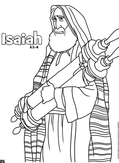 Isaiah Coloring Page