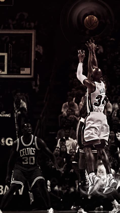 Miami Heat Ray Allen - The iPhone Wallpapers