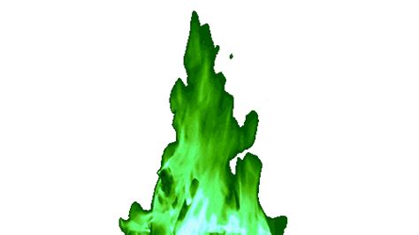 Animated Green Fire