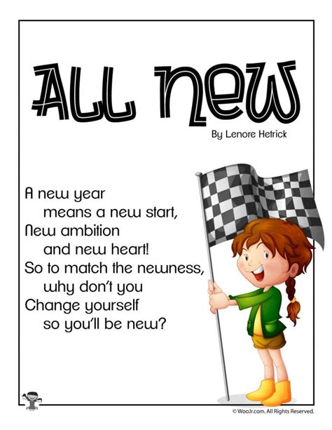 New Year's Poems for Kids | Woo! Jr. Kids Activities : Children's ...