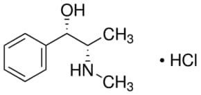 Pseudoephedrine hydrochloride Pharmaceutical Secondary Standard; Certified Reference Material ...