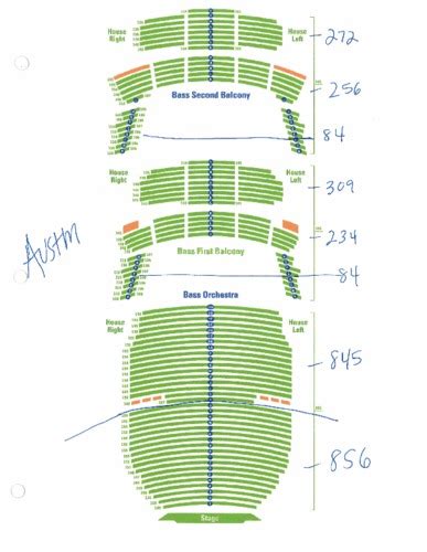 Bass Concert Hall Seating Chart With Seat Numbers – Two Birds Home