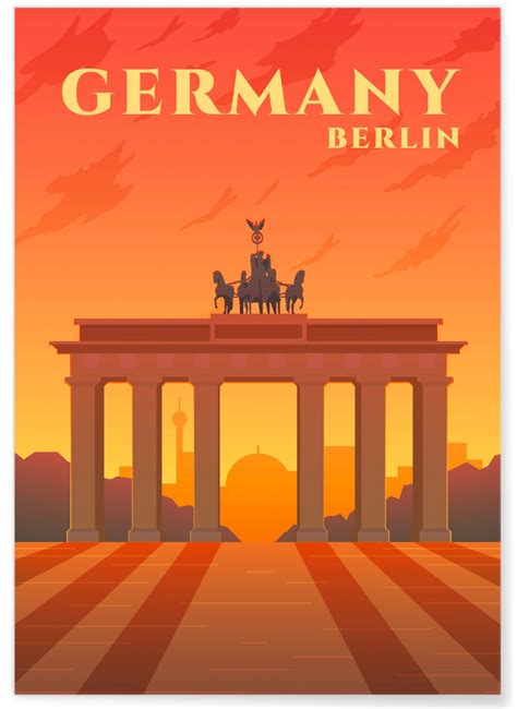 Affiche Allemagne, Posters du monde | L’Afficherie