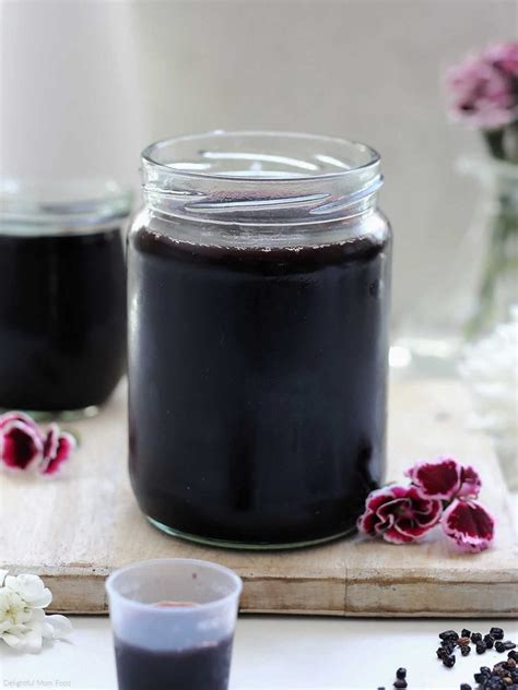 Homemade Elderberry Syrup Recipe - Delightful Mom Food