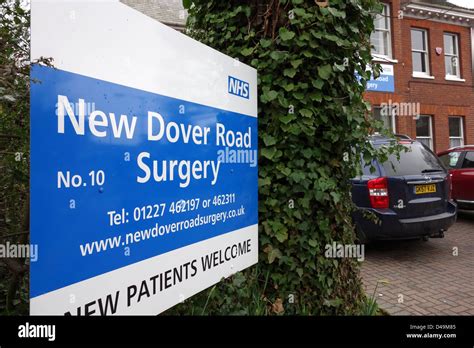 New Dover Road Doctors Surgery Canterbury Kent UK Stock Photo - Alamy