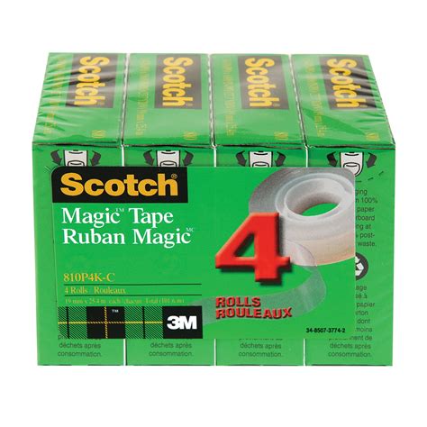 Scotch Magic Tape Refill Bulk Pack 4pk | Grand & Toy