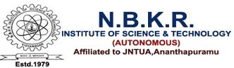 N.B.K.R INSTITUTE OF SCIENCE & TECHNOLOGY::VIDYANAGAR