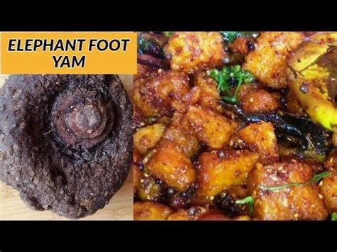 Elephant Foot Yam Fry - Indian Vegetarian Recipes - Telugu vantalu ...