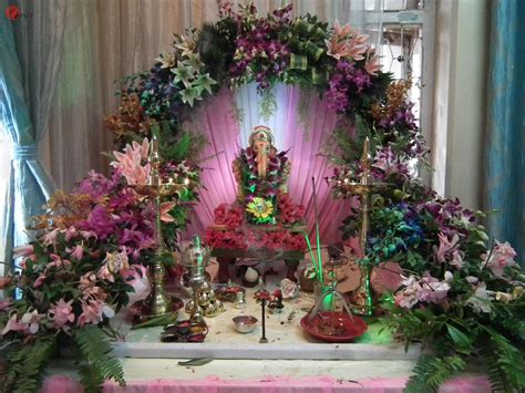 Natural Decoration For Ganpati / This year ganesh chaturthi 2015 is ...