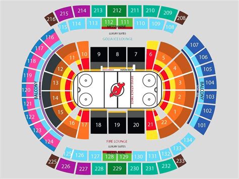 Devils Seating Chart at Prudential Center