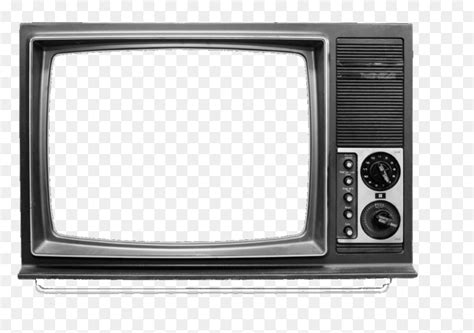 #tv #television #aesthetic #png #overlay #blackaesthetic - Old Tv Frame Png, Transparent Png - vhv