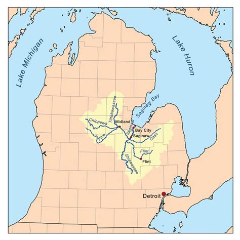 Flint River (Michigan) - Wikipedia | Flint river, River, Michigan