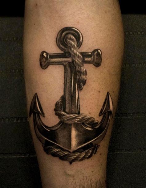 Anchor tattoo by Dionisis. Limited availability at Redemption Tattoo Studio. | Rope tattoo ...