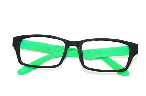 Isolated Green Fashion Glasses Stock Image - Image of optometrist, goggles: 28745003