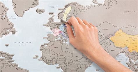 This World Map Lets You Scratch Off All Of The Places You've Been (Photos)