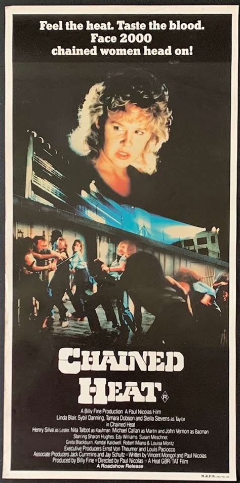 All About Movies - Chained Heat Movie Poster Original Daybill 1983 ...