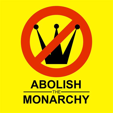 Not my king. abolish the monarchy. political message on yellow background 21695122 Vector Art at ...