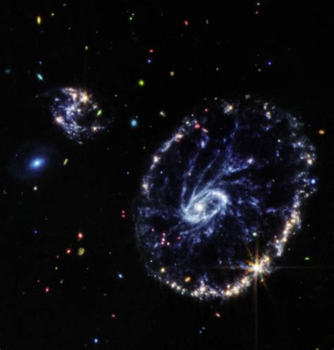 Stunning new photos of the Cartwheel Galaxy from James Webb Space Telescope | Gagadget.com