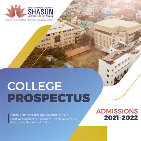 Shasun Jain College Prospectus 2021 by - Flipsnack