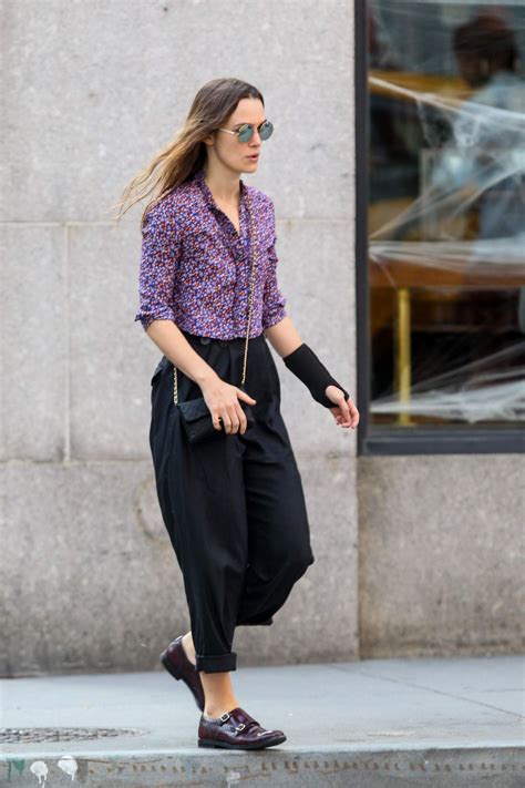 Keira Knightley Street Style - Out in New York City, October 2015