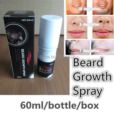 Beard growth spray 60ml beard grow stimulator 100% natural accelerate ...