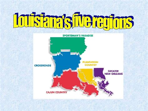 La 5 Regions Cajun Country And Greater New Orleans