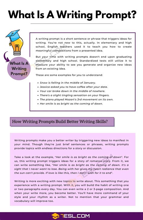 Does A Writing Prompt Make You A Better Writer? • 7ESL