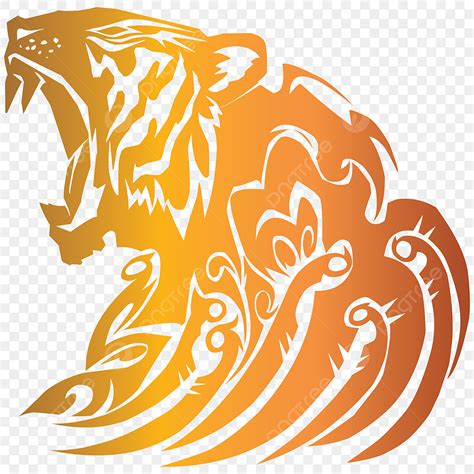 Golden Tiger PNG, Vector, PSD, and Clipart With Transparent Background for Free Download | Pngtree