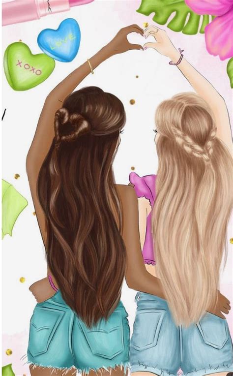 Pin by faezeh kosari on خواهری | Best friend drawings, Bff drawings ...