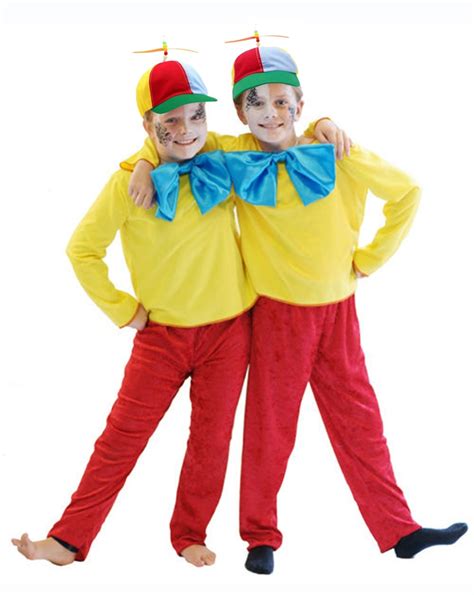 Tweedle Dee Dum Kids Costume Propeller Hat - Alice in Wonderland ...