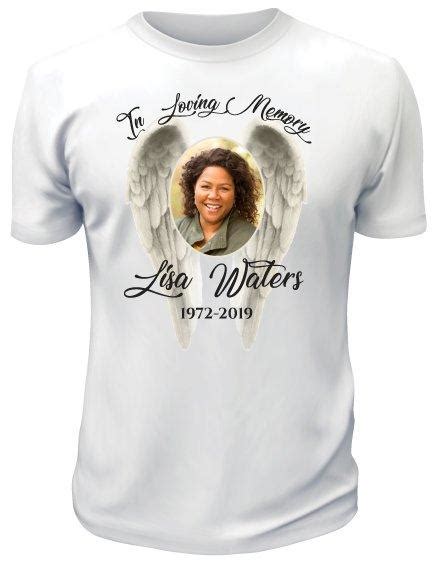 Buy > memorial t shirt template > in stock