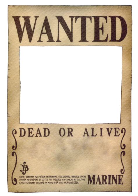 One Piece Wanted Poster by ei819 on DeviantArt