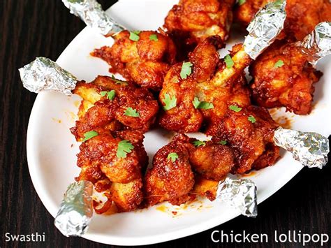 Chicken lollipop recipe | How to make chicken lollipop - Swasthi's Recipes