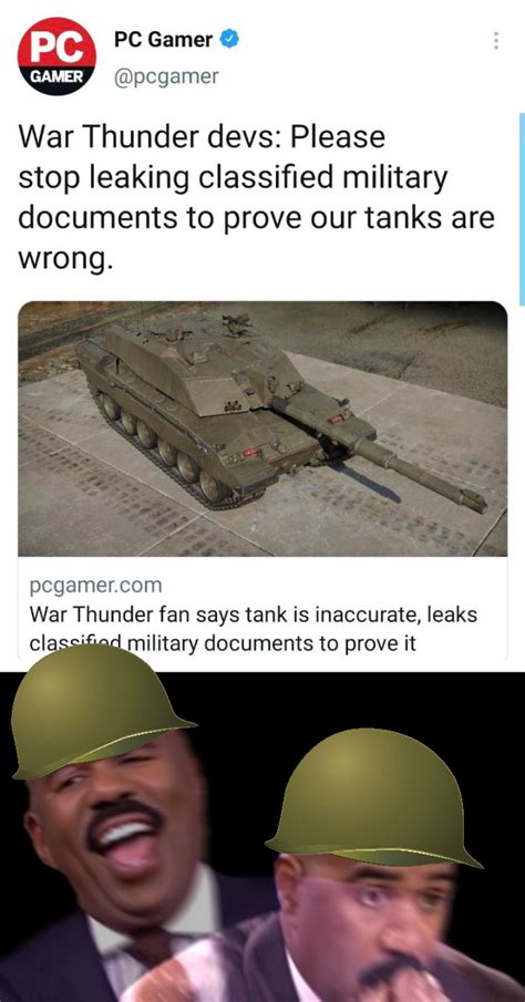 *Laughs in Tank* : r/warthundermemes