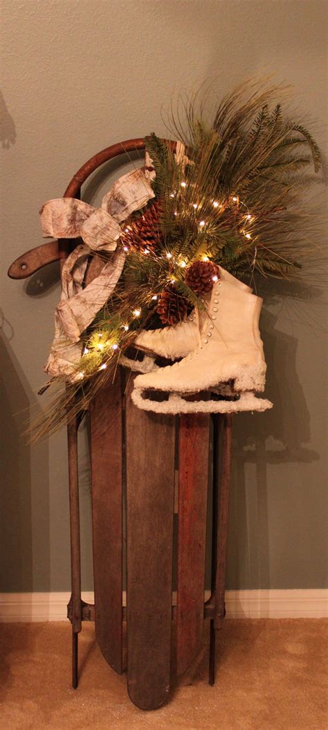 ~LOVE~ | Christmas decorations, Christmas sled, Christmas deco