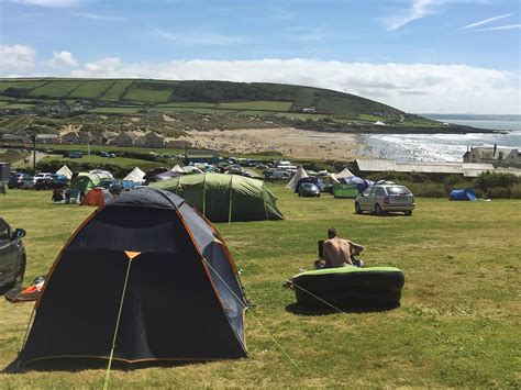 Camping in Croyde at Freshwell Camping, North Devon