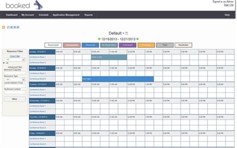 5 Best Conference Room Schedule Templates | Schedule template, Schedule ...