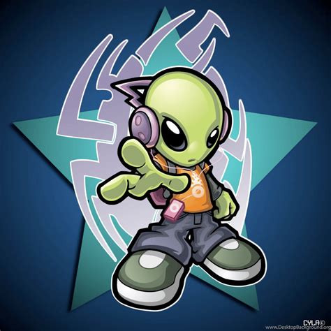 Cartoon Alien Wallpapers - Top Free Cartoon Alien Backgrounds - WallpaperAccess