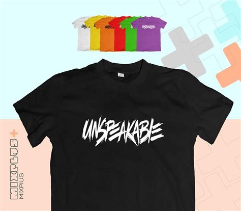 Unspeakable Merch Svg