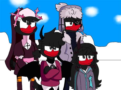 Sarv, ruv, selever, and rasazy (pingu version) | Anime, Drawings, Fan art