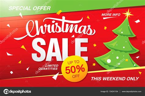 Christmas sale banner — Stock Vector © Igor_Vkv #134241104