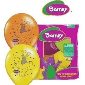 Barney Toys: Barney Balloons - Package of 6 Balloons reviews