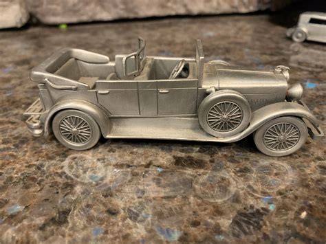 Danbury Mint Pewter Approx 1/60 Scale 1928 Lincoln - Etsy UK