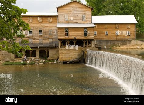 Grist Mill at Loretta Lynn Dude Ranch Hurricane Mills Tennessee USA Stock Photo - Alamy