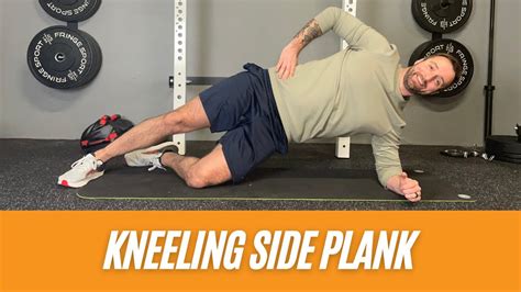 The Kneeling Side Plank | Beginner Side Plank Variation - YouTube