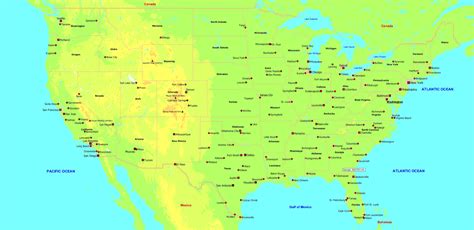 Us Largest Cities Map United States Map Us Map With Cities Usa Map - Vrogue